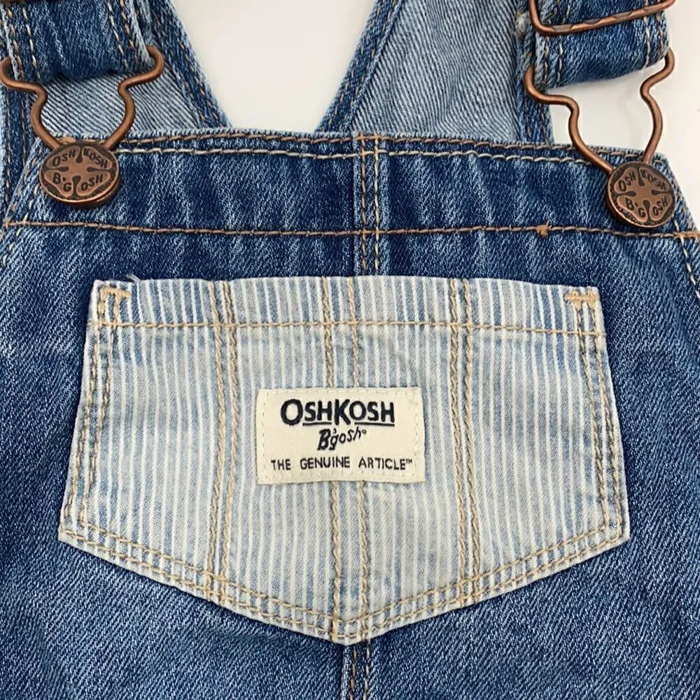 OshKosh B’gosh denim skirt/dress overalls Size 3T